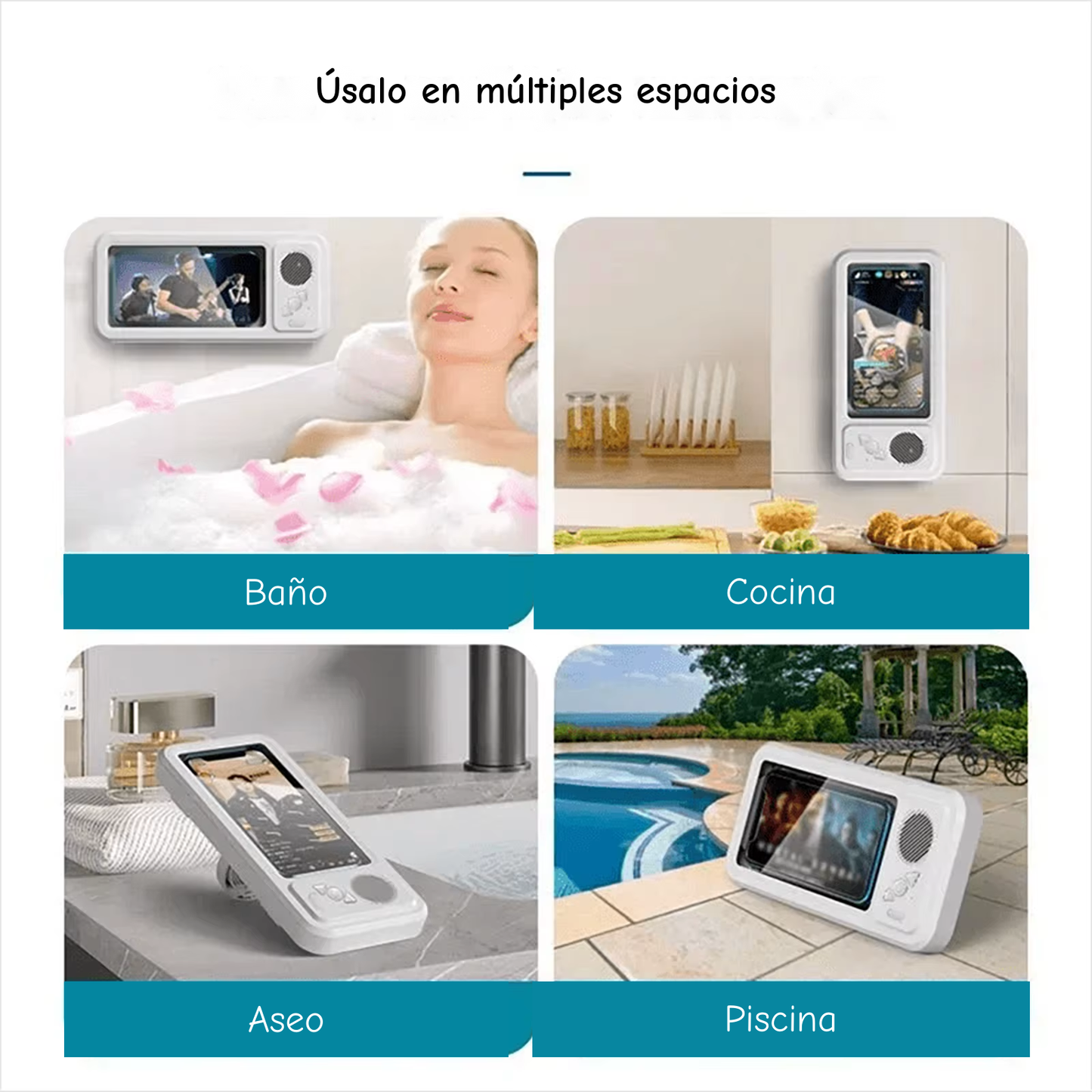 Soporte Impermeable Bluetooth AqquaPlay™